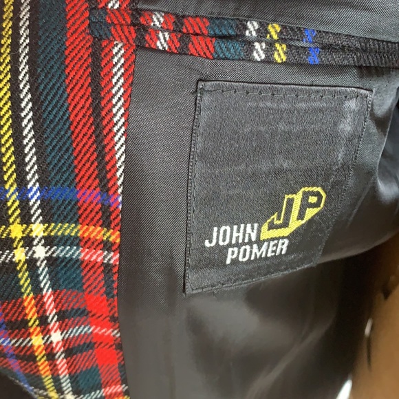 Tartan plaid suit jacket vintage - Picture 4 of 6